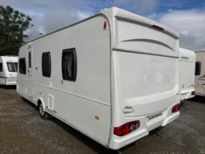 Beautiful island bed Caravan